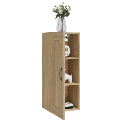Armadietto a Muro Rovere Sonoma 35x34x90cm in Legno Multistrato