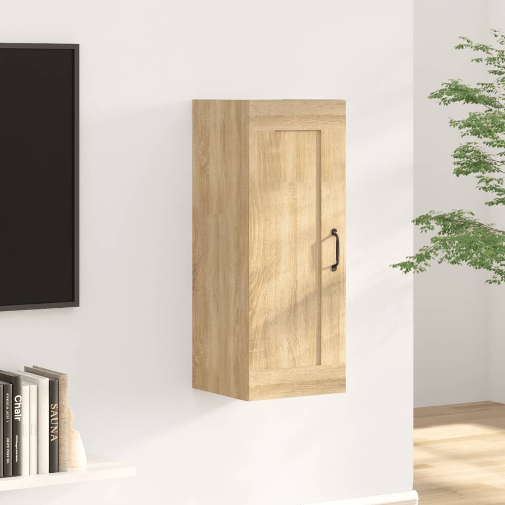 Armadietto a Muro Rovere Sonoma 35x34x90cm in Legno Multistrato