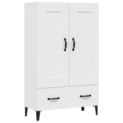 Credenza Bianca 70x31x115 cm in Legno Ingegnerizzato
