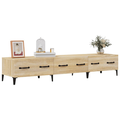 Mobile Porta TV Rovere Sonoma 150x34,5x30 cm Legno Multistrato