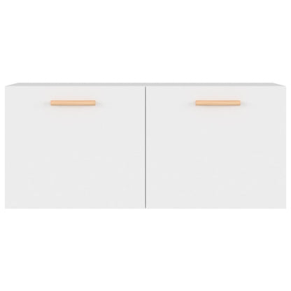 Mobile Parete Bianco 80x35x36,5cm Legno Multistrato