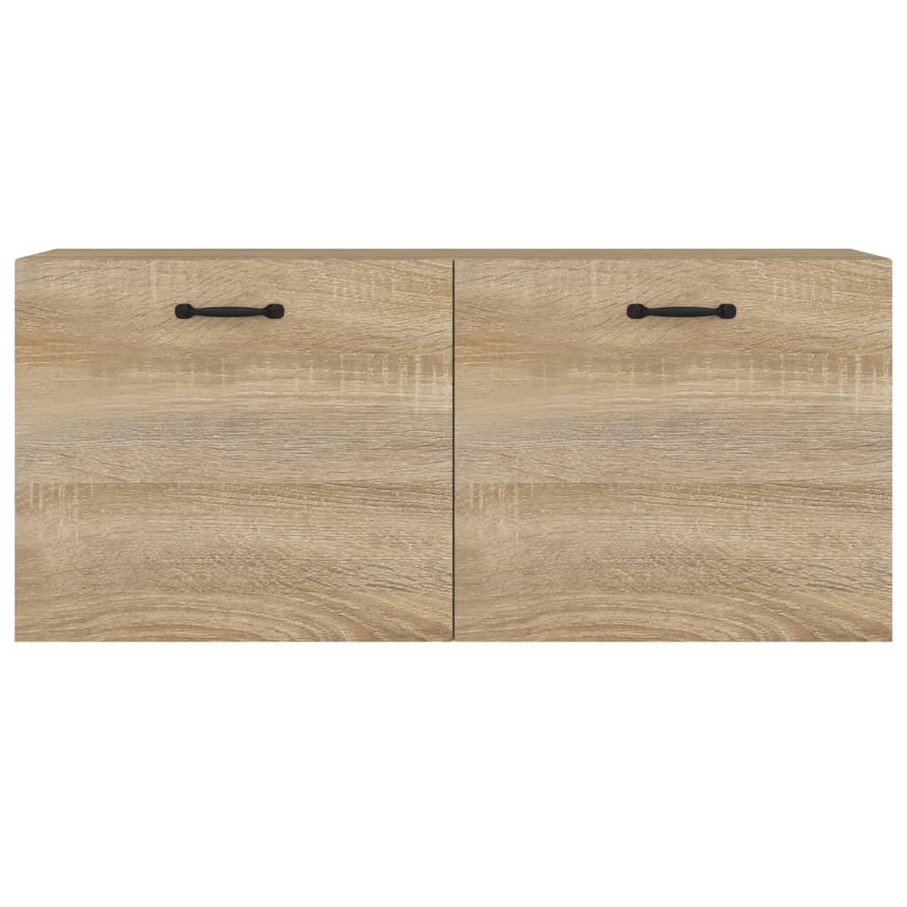 Mobile a Parete Rovere Sonoma 80x36,5x35 cm Legno Multistrato