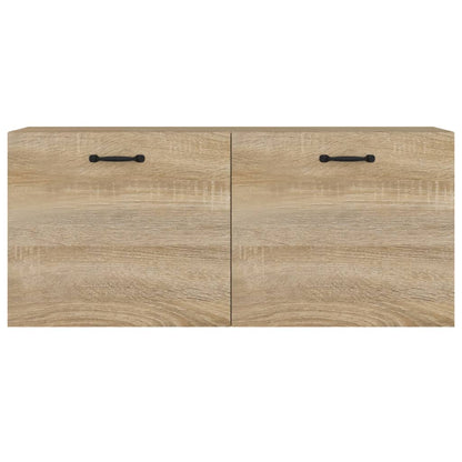Mobile a Parete Rovere Sonoma 80x36,5x35 cm Legno Multistrato