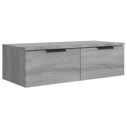 Armadietto a Muro Grigio Sonoma 68x30x20cm in Legno Multistrato