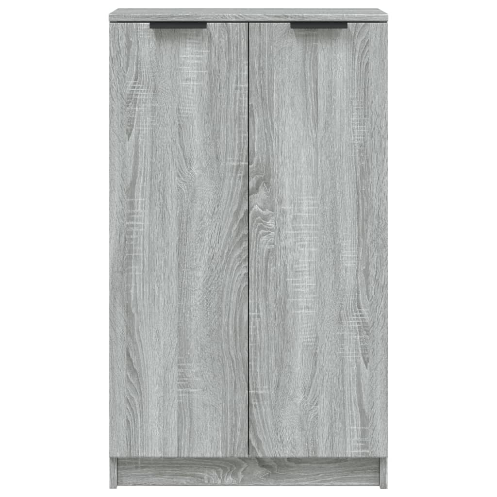Scarpiera Grigio Sonoma 59x35x100 cm in Legno Multistrato