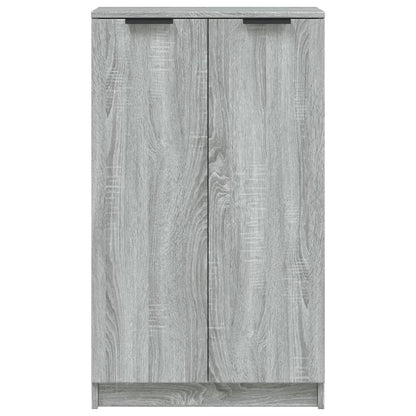 Scarpiera Grigio Sonoma 59x35x100 cm in Legno Multistrato