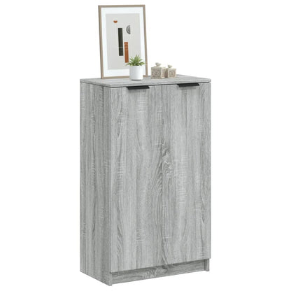 Scarpiera Grigio Sonoma 59x35x100 cm in Legno Multistrato