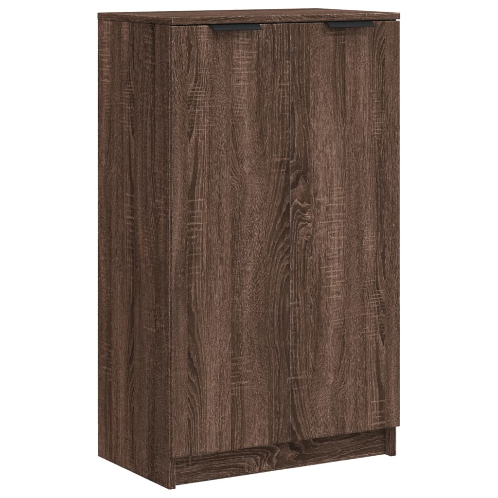 Scarpiera Rovere Marrone 59x35x100 cm in Legno Multistrato