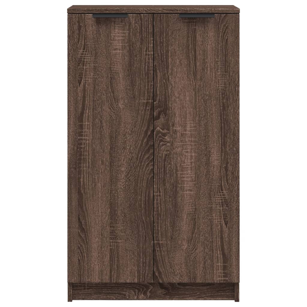 Scarpiera Rovere Marrone 59x35x100 cm in Legno Multistrato