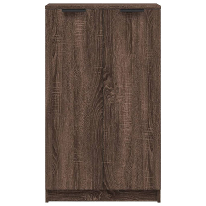 Scarpiera Rovere Marrone 59x35x100 cm in Legno Multistrato