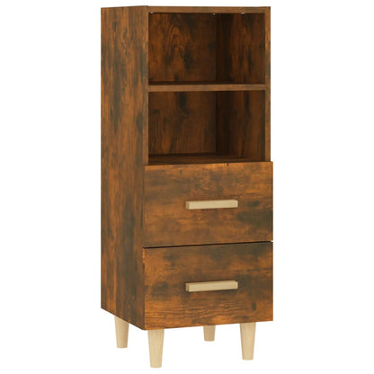 Credenza Rovere Fumo 34,5x34x90 cm in Legno Multistrato