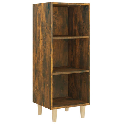Credenza Rovere Fumo 34,5x32,5x90 cm in Legno Multistrato