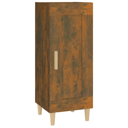 Credenza Rovere Fumo 34,5x34x90 cm in Legno Multistrato