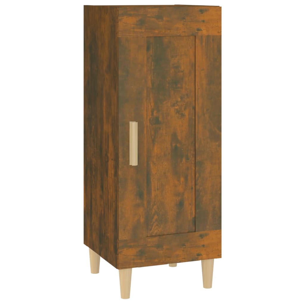 Credenza Rovere Fumo 34,5x34x90 cm in Legno Multistrato
