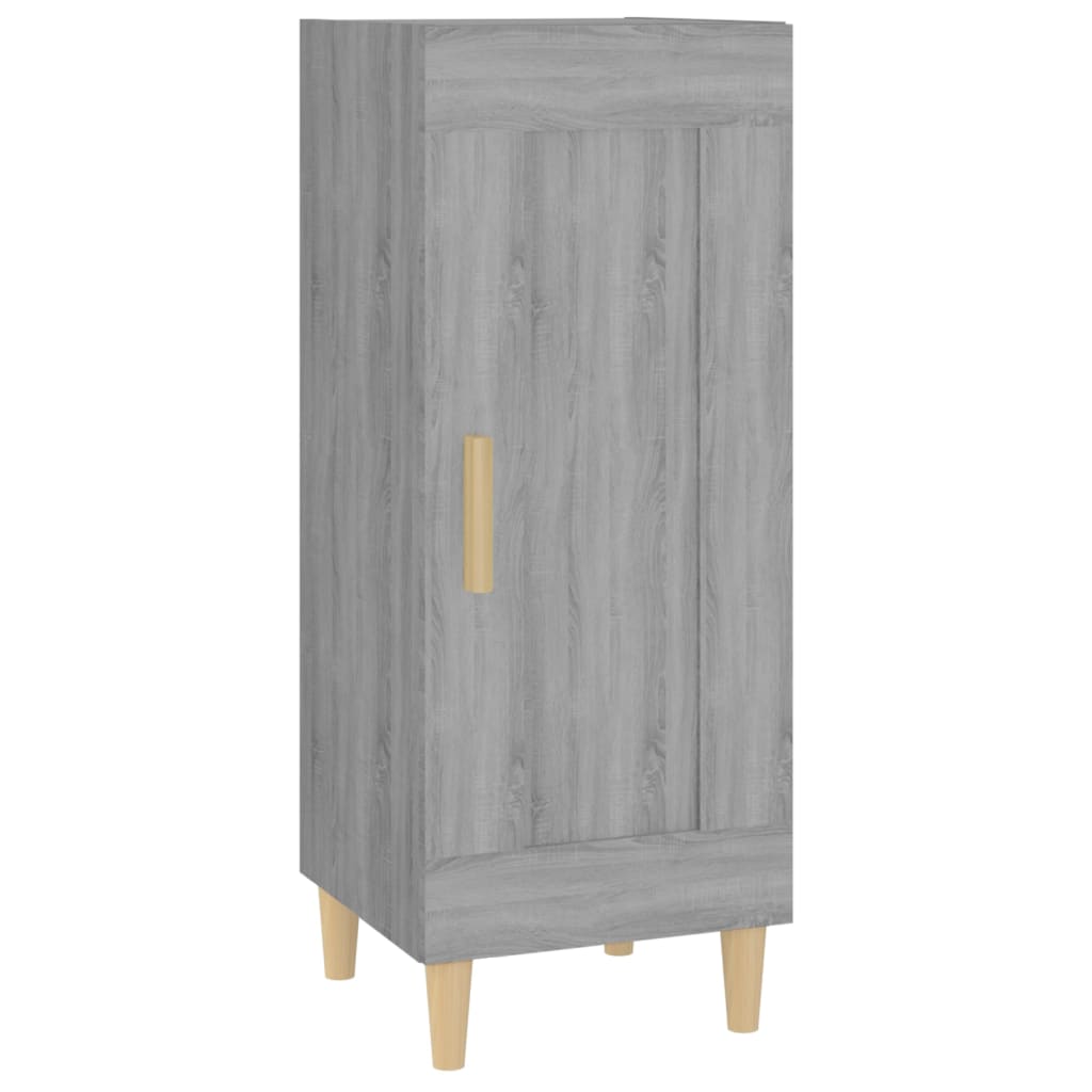 Credenza Grigio Sonoma 34,5x34x90 cm in Legno Multistrato