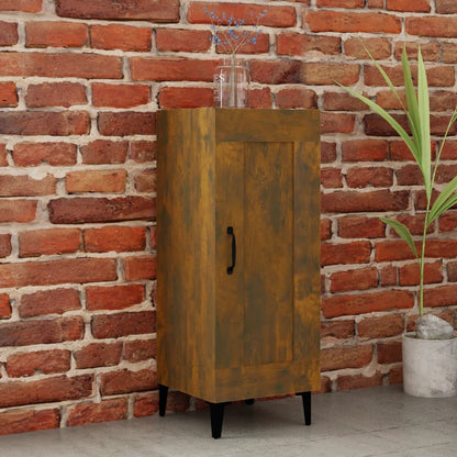 Credenza Rovere Fumo 34,5x34x90 cm in Legno Multistrato