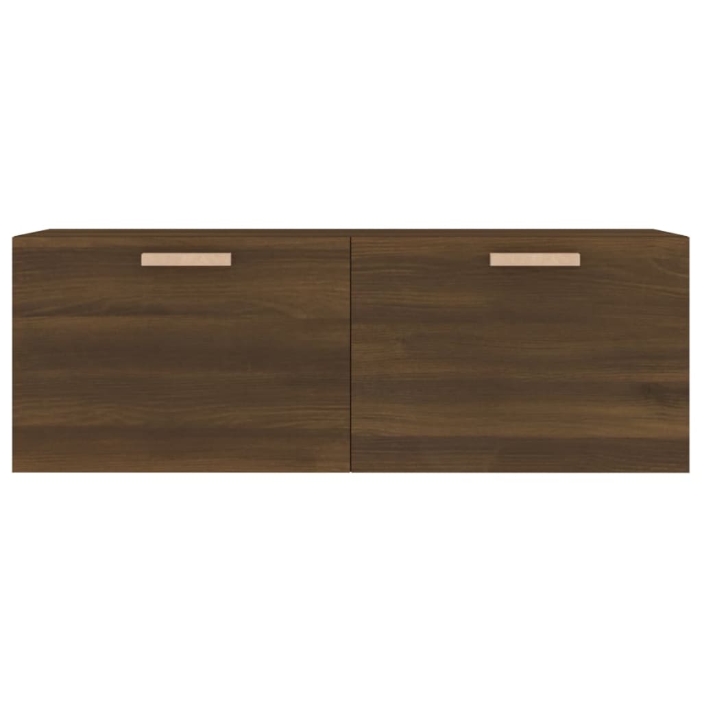 Mobile Pensile Rovere Marrone 100x36,5x35 cm Legno Multistrato