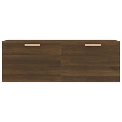 Mobile Pensile Rovere Marrone 100x36,5x35 cm Legno Multistrato