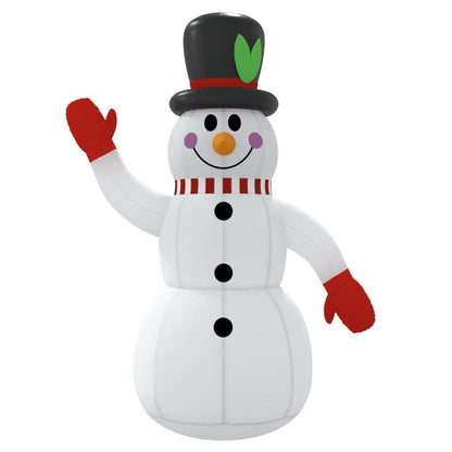Pupazzo di Neve Gonfiabile con LED 300 cm