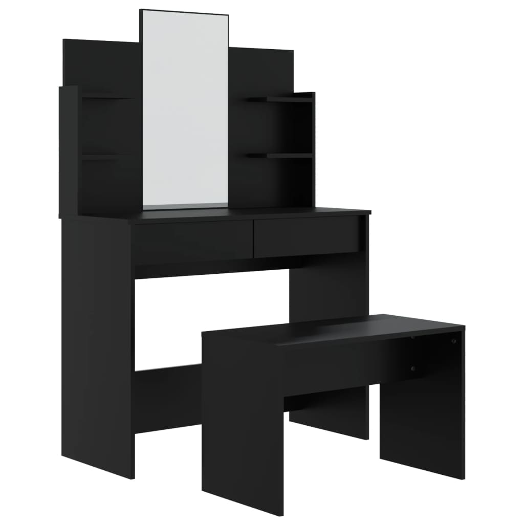 Set Toeletta Nero 96x40x142 cm