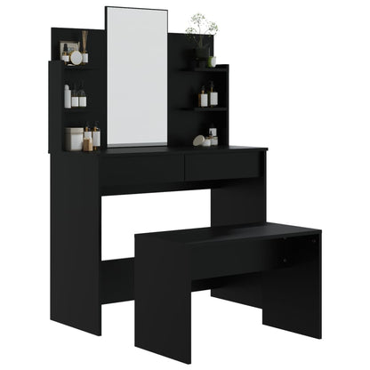 Set Toeletta Nero 96x40x142 cm