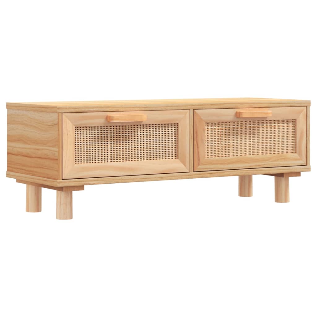 Tavolino Marrone 80x40x30 cm Legno Multistrato e Massello Pino