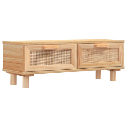 Tavolino Marrone 80x40x30 cm Legno Multistrato e Massello Pino