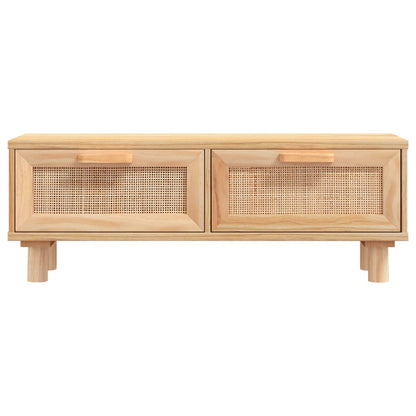 Tavolino Marrone 80x40x30 cm Legno Multistrato e Massello Pino