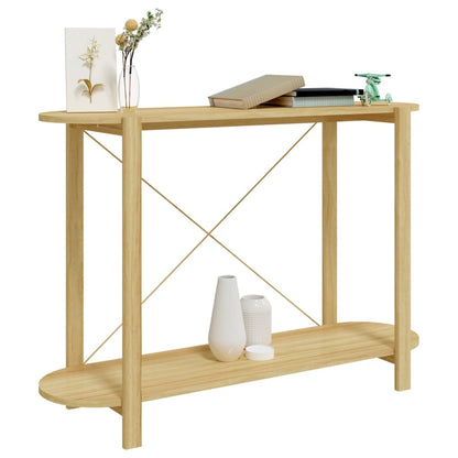 Tavolino Consolle 110x38x75 cm in Legno Multistrato