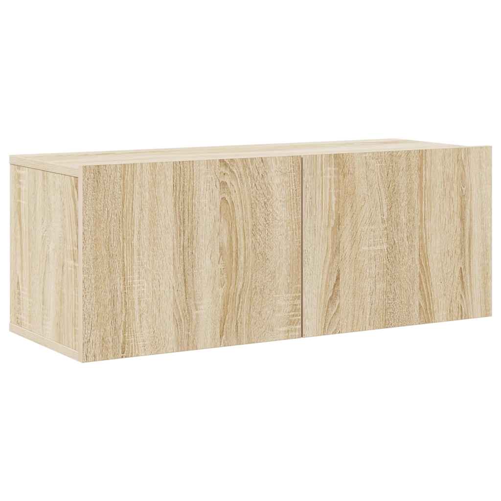 Set di Mobili TV 7 pz Rovere Sonoma in Legno Multistrato