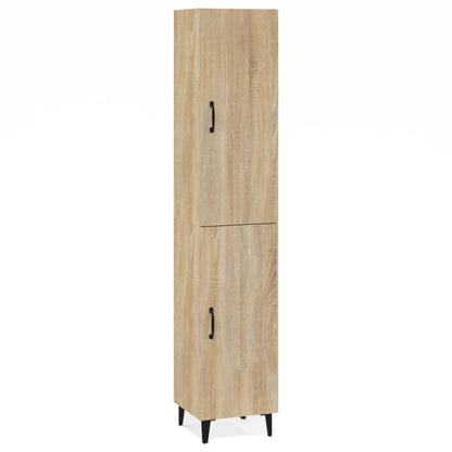 Credenza Rovere Sonoma 34,5x34x180 cm in Legno Multistrato
