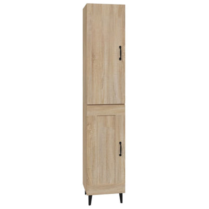 Credenza Rovere Sonoma 34,5x34x180 cm in Legno Multistrato