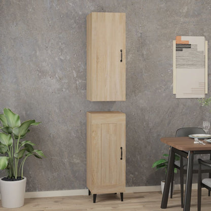 Credenza Rovere Sonoma 34,5x34x180 cm in Legno Multistrato