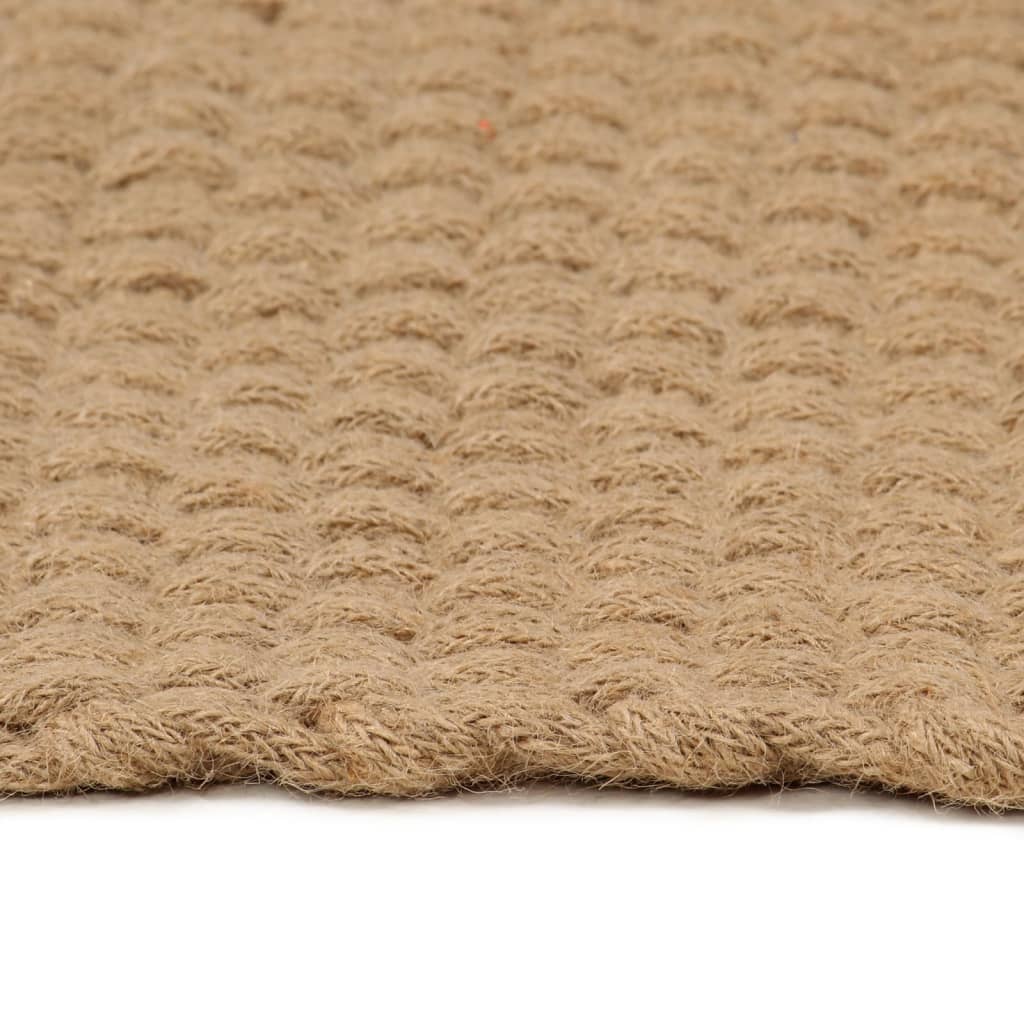 Tappeto Rettangolare Naturale 180x250 cm in Juta