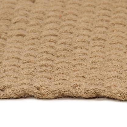 Tappeto Rettangolare Naturale 180x250 cm in Juta