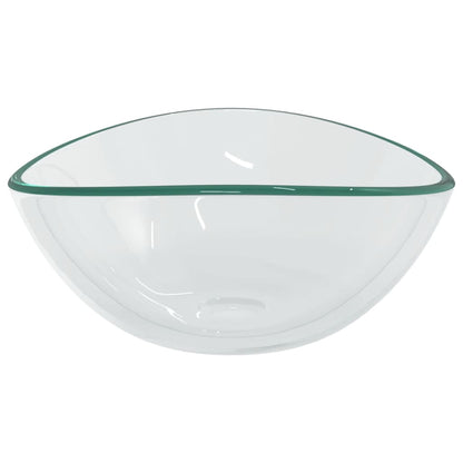 Lavandino in Vetro Temperato 54,5x35x15,5 cm Trasparente