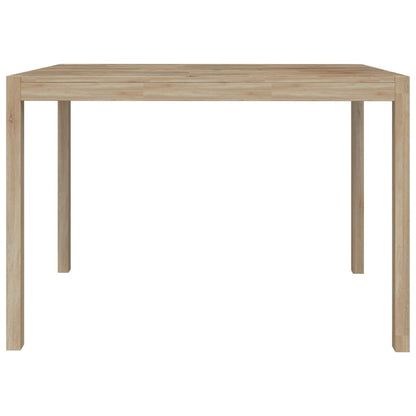 Tavolo da Pranzo 110x70x75 cm in Legno Massello di Acacia