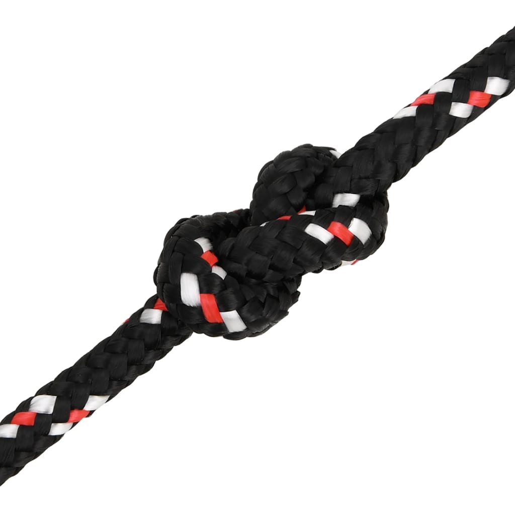 Corda per barca Nera 8 mm 50 m in Polipropilene