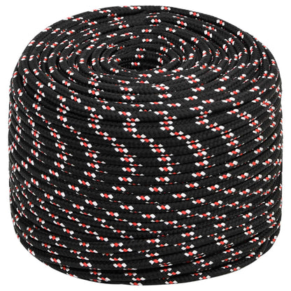 Corda da Lavoro Nera 8 mm 250 m in Polipropilene