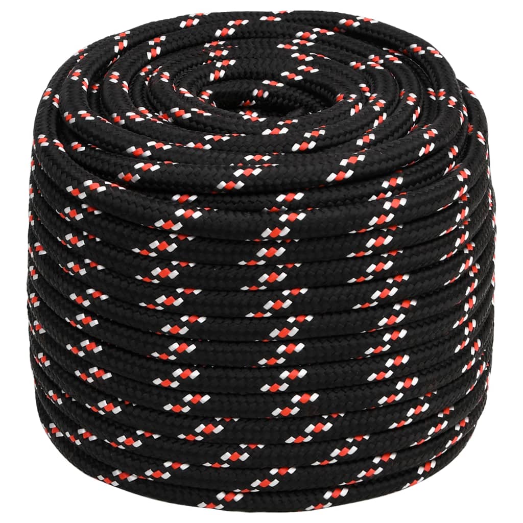 Corda per barca Nera 18 mm 25 m in Polipropilene