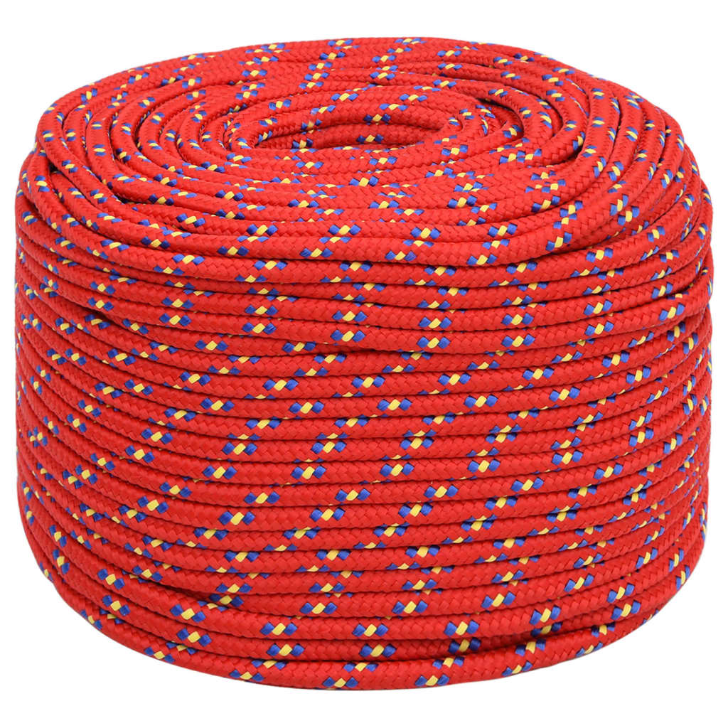 Corda per barca Rossa 6 mm 25 m in Polipropilene