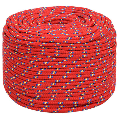 Corda per barca Rossa 8 mm 25 m in Polipropilene