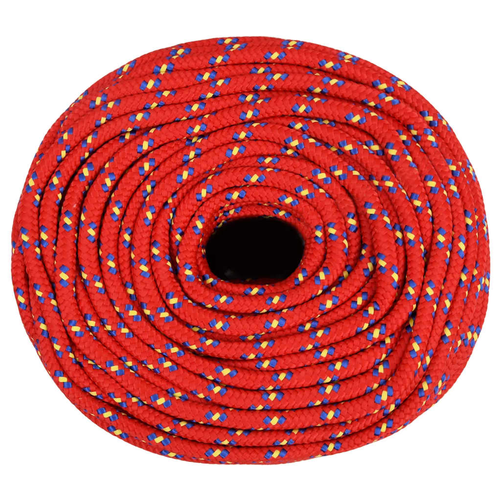 Corda per barca Rossa 8 mm 50 m in Polipropilene