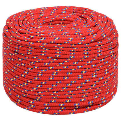 Corda per barca Rossa 8 mm 250 m in Polipropilene