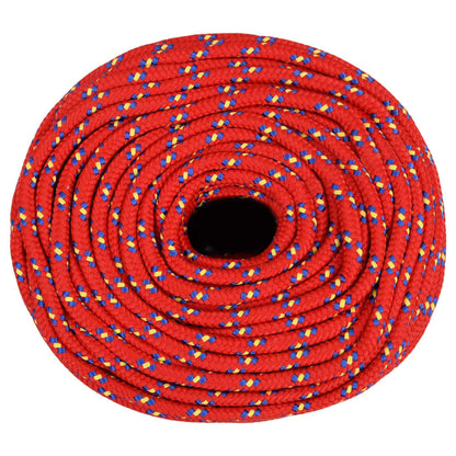 Corda per barca Rossa 10 mm 100 m in Polipropilene