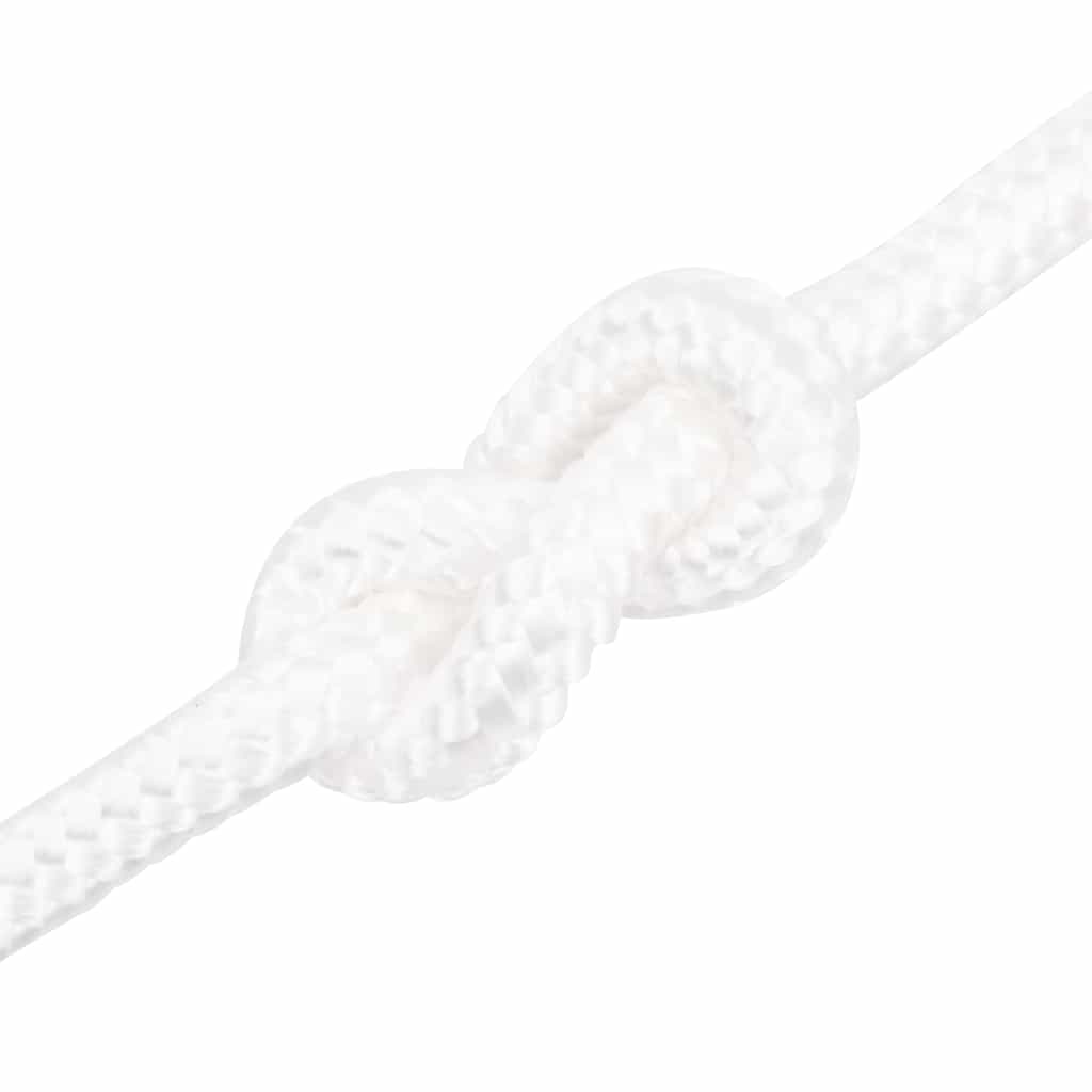 Corda per barca Completamente Bianca 16 mm 100 m in Polipropilene
