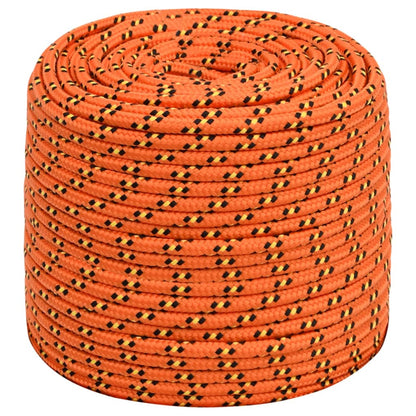 Corda per barca Arancione 8 mm 100 m in Polipropilene