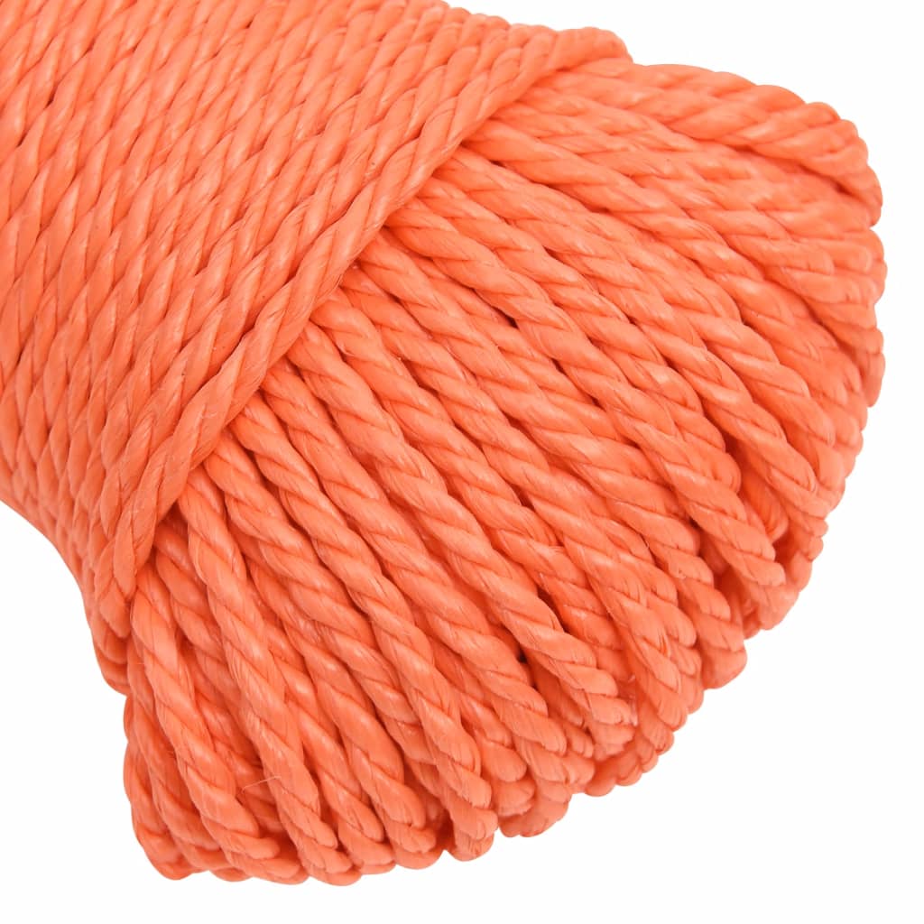Corda da Lavoro Arancione 3 mm 50 m in Polipropilene