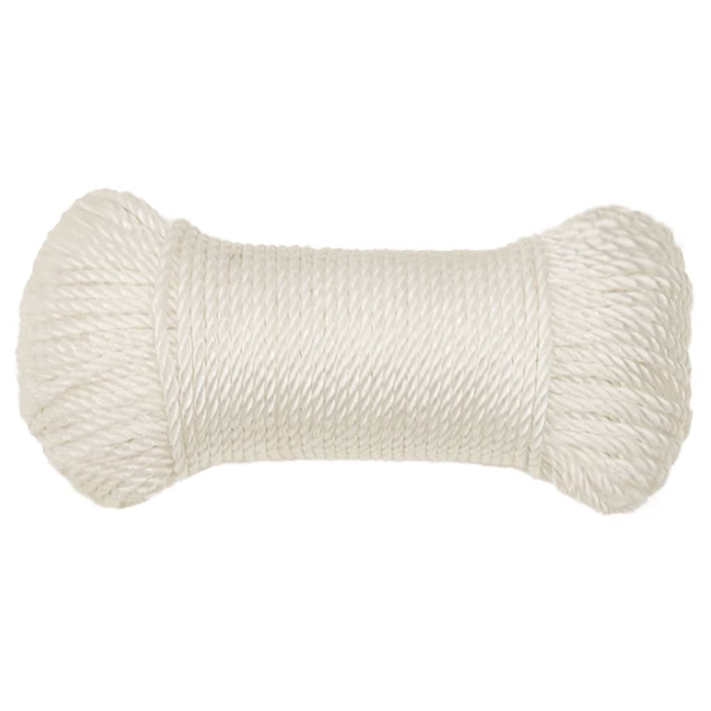 Corda da Lavoro Bianca 6 mm 25 m in Polipropilene