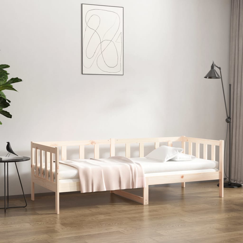 Dormeuse senza Materasso 90x190 cm in Legno Massello di Pino